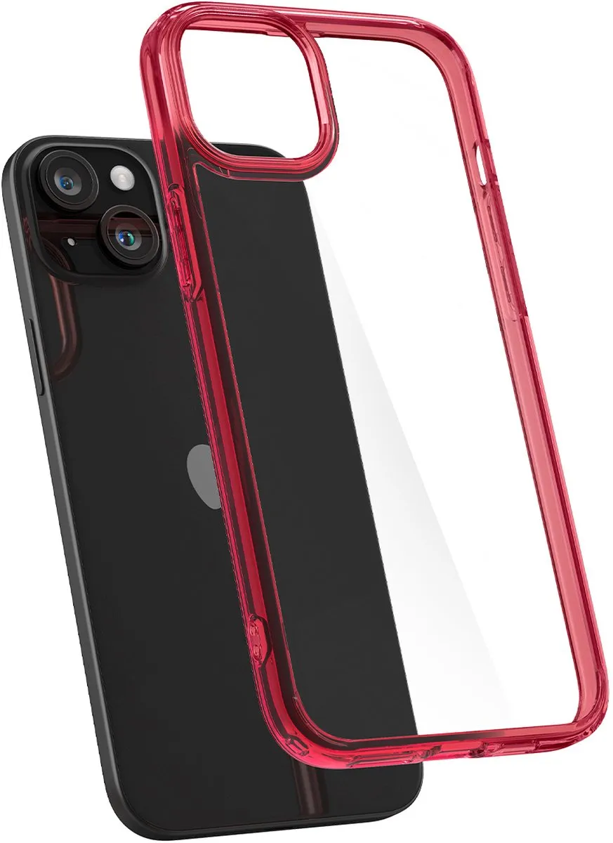 Spigen Ultra Hybrid Hoesje iPhone 15 Plus - Rood