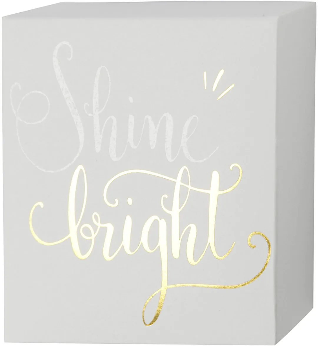 Creativ Company Canvas Love Motief Wit - 2 Stuks