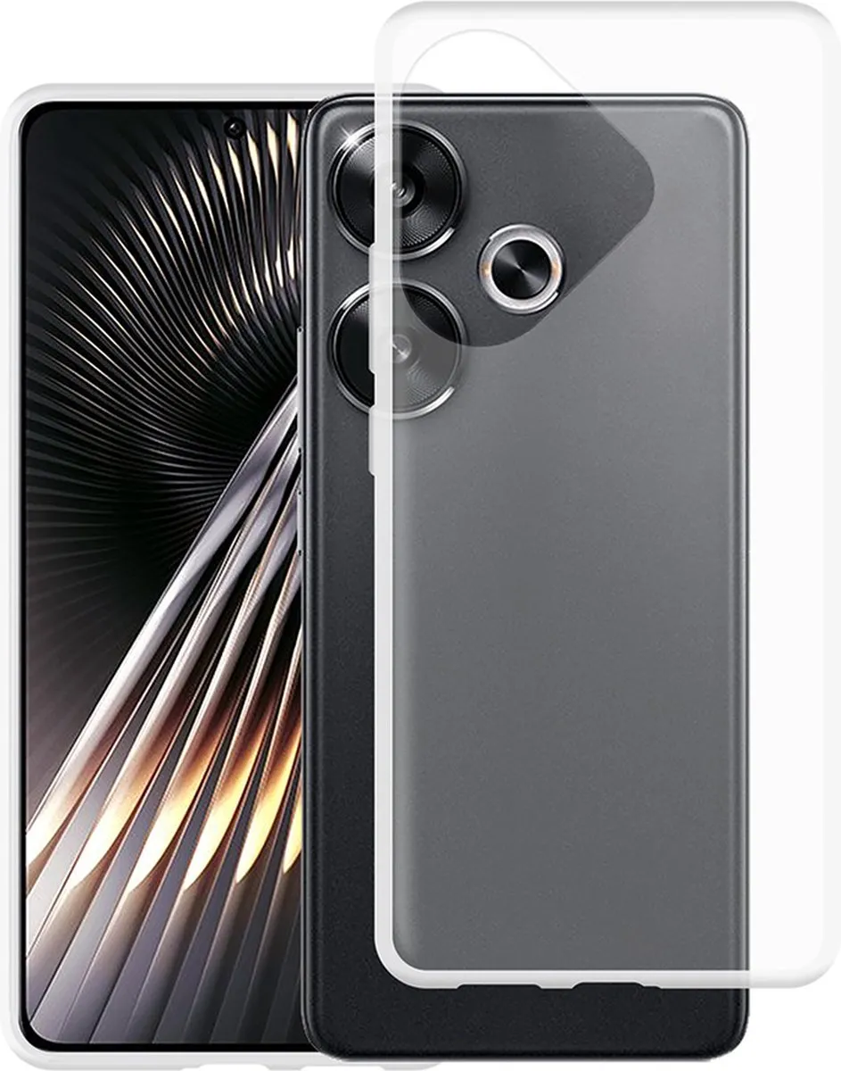 Just in Case TPU Case hoesje geschikt voor Xiaomi Poco F6 - Effen Transparant - TPU (Zacht)