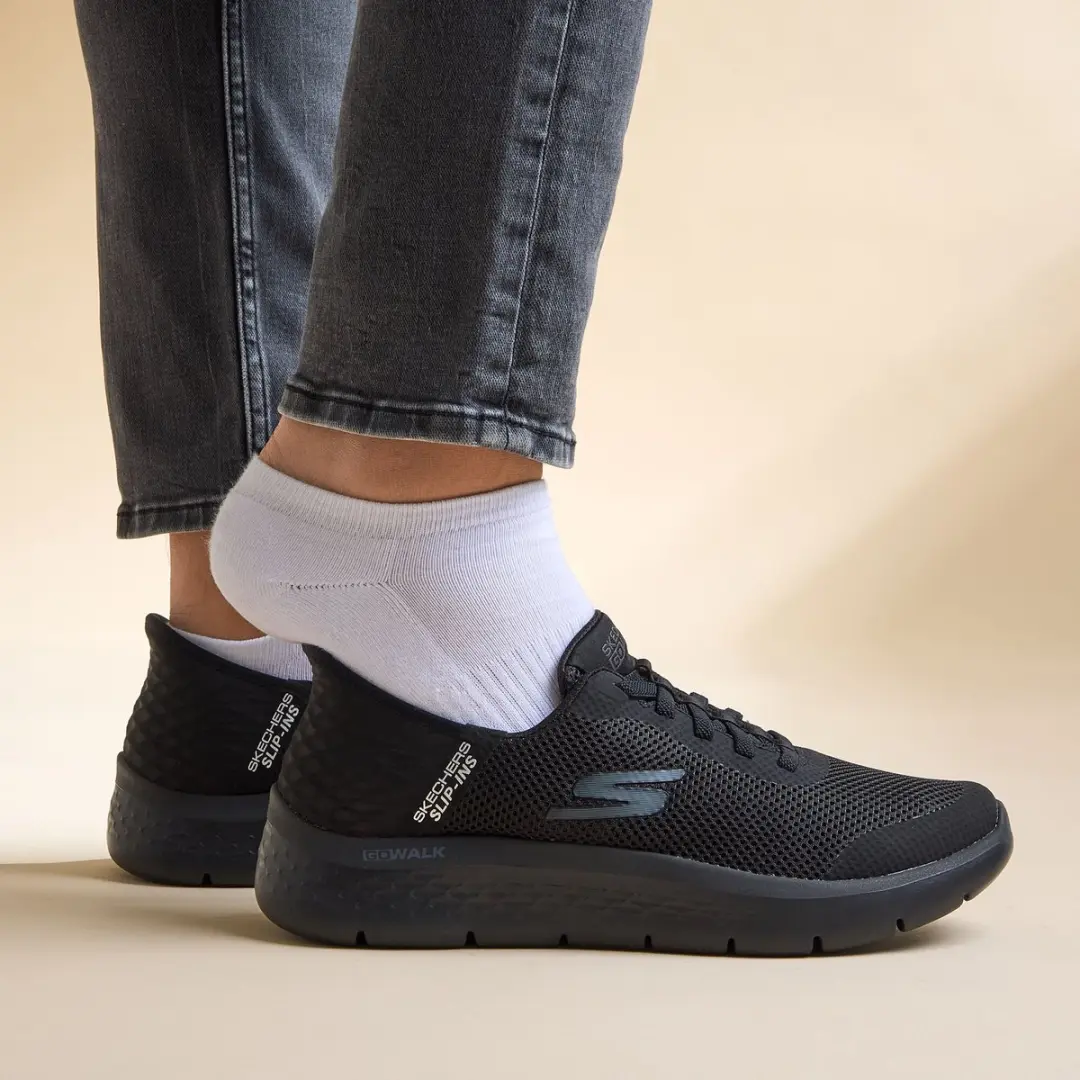 Skechers Slip-Ins Go Walk Flex Instappers zwart