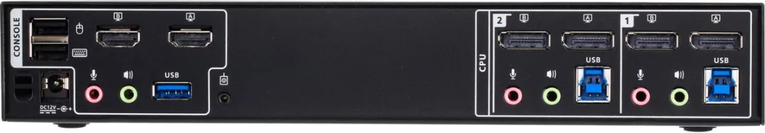Aten CM1942 2-poorts 4K DP Dual Display Mini Matrix KVM