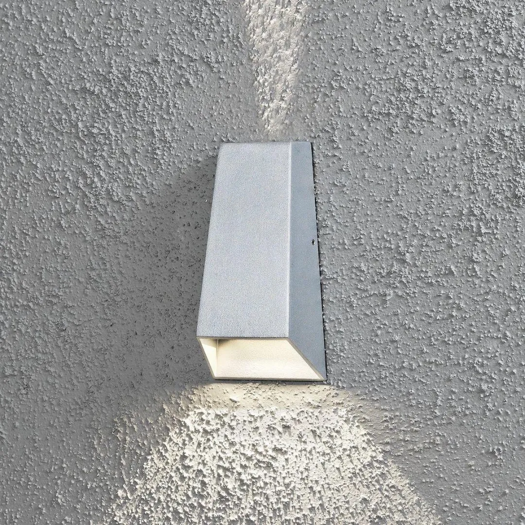 Konstsmide Imola LED Wandspot 2x3W - 3000K - Grijs