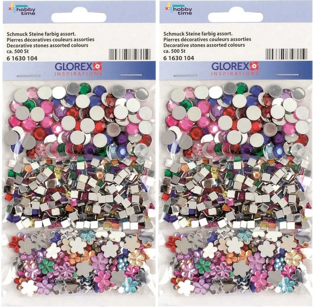 Glorex Plak Strass Steentjes 1000 Stuks