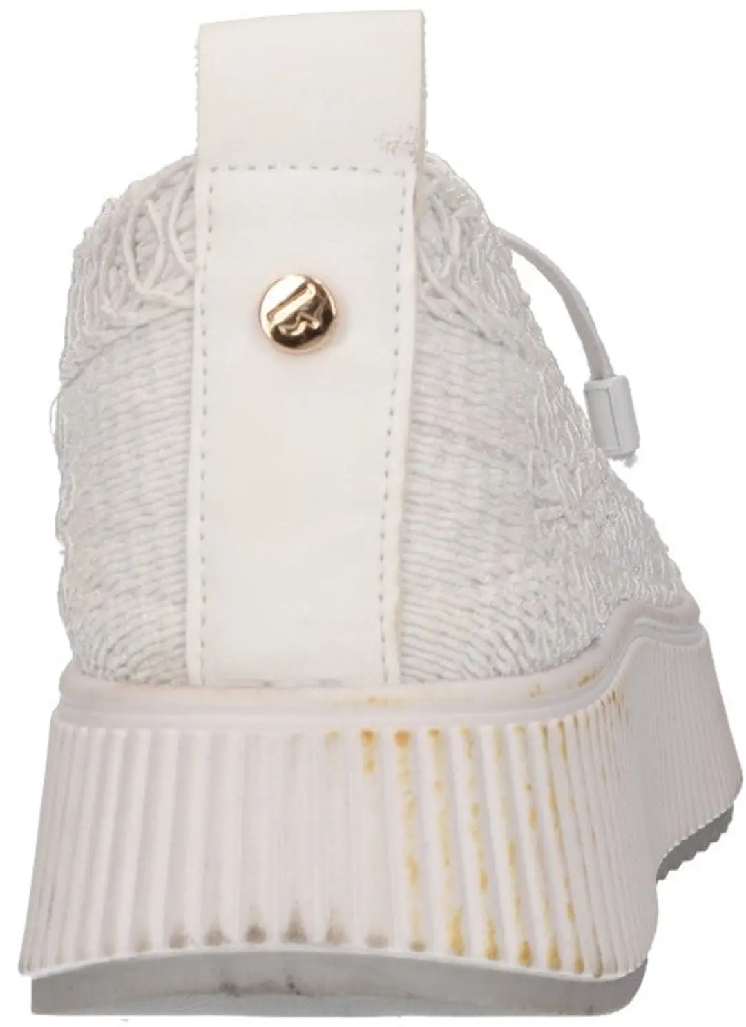 La Strada Sneaker Wit Textiel