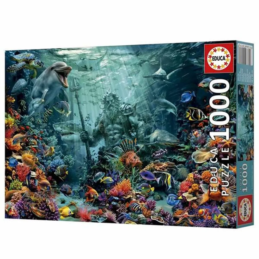 Educa Poseidon in a Coral Reef Puzzel - 1 Speler
