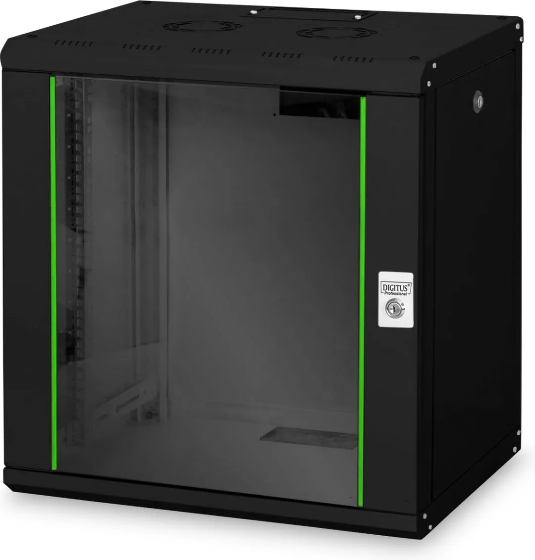 Digitus DN-19 12-U-SW Wandkast 12HE