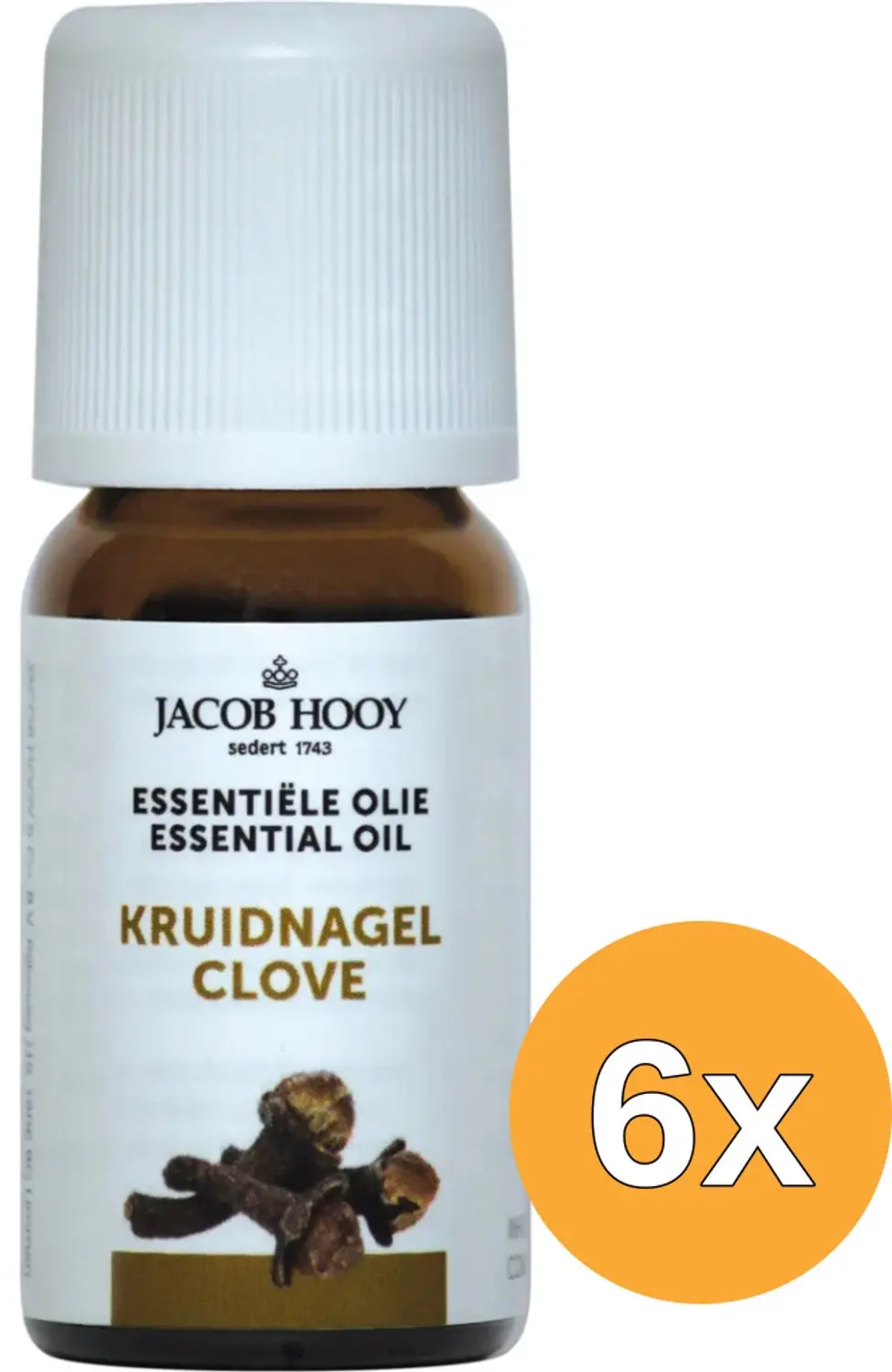 6x Jacob Hooy Kruidnagel olie (10 ml)
