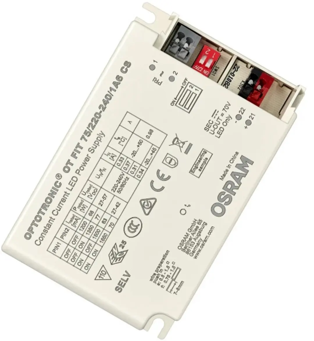 Osram LED Driver 1200mA 5W/32W 27V/57V IP20