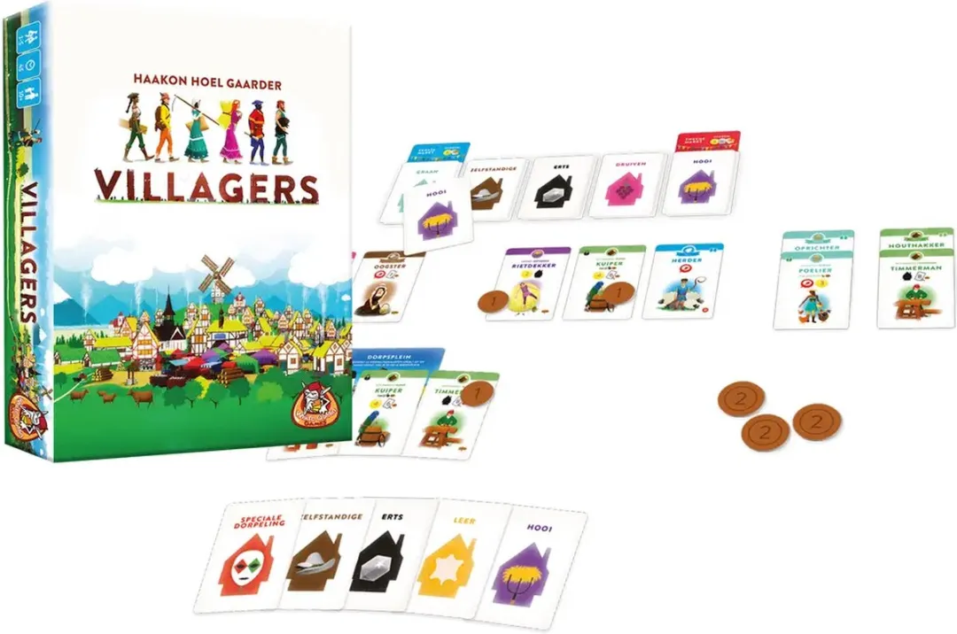 White Goblin Games Villagers Strategisch Kaartspel - 1-5 Spelers