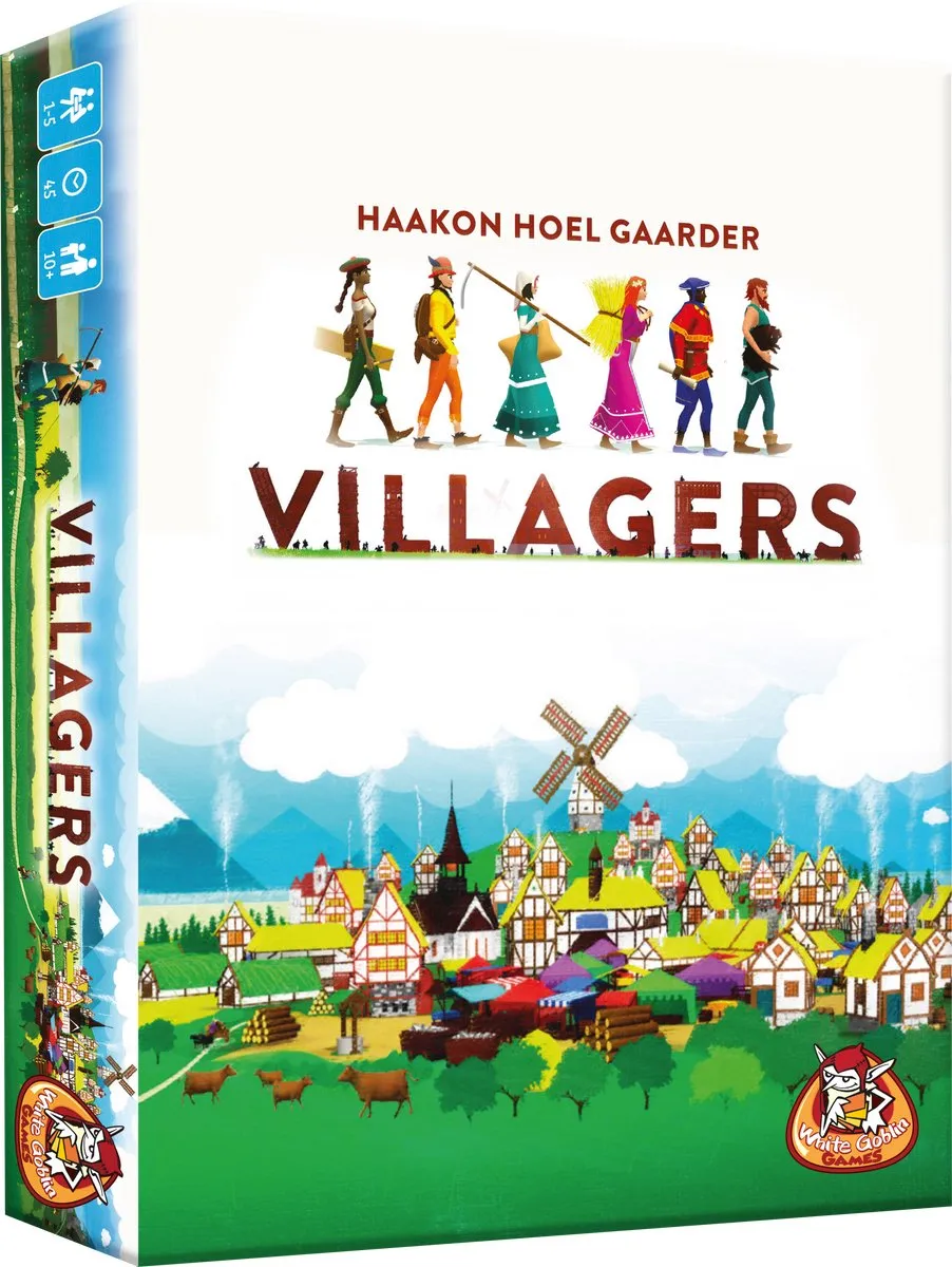 White Goblin Games Villagers Strategisch Kaartspel - 1-5 Spelers