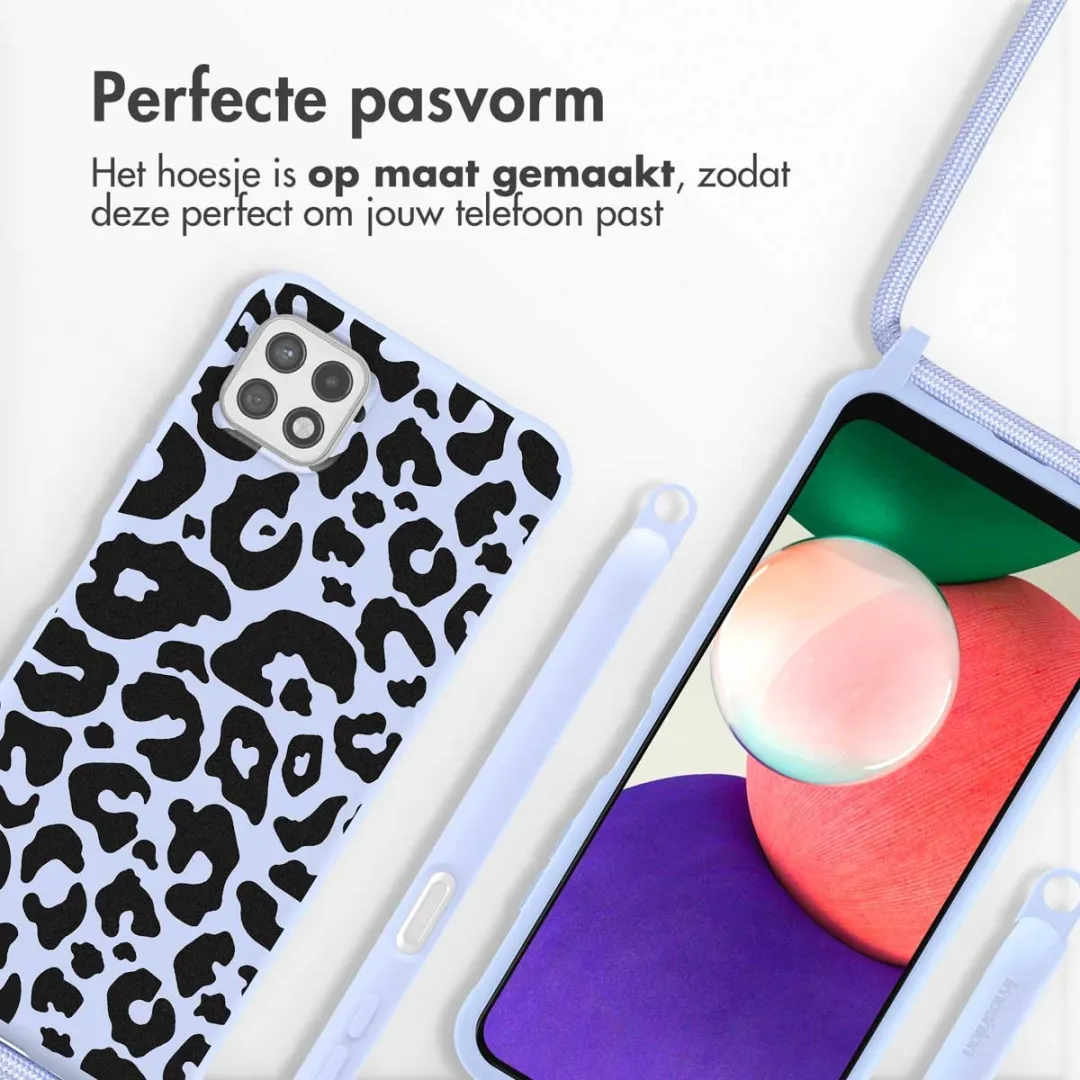 Imoshion Hoesje Samsung Galaxy A22 5G - Animal Lila - afbeelding 2 van 4
