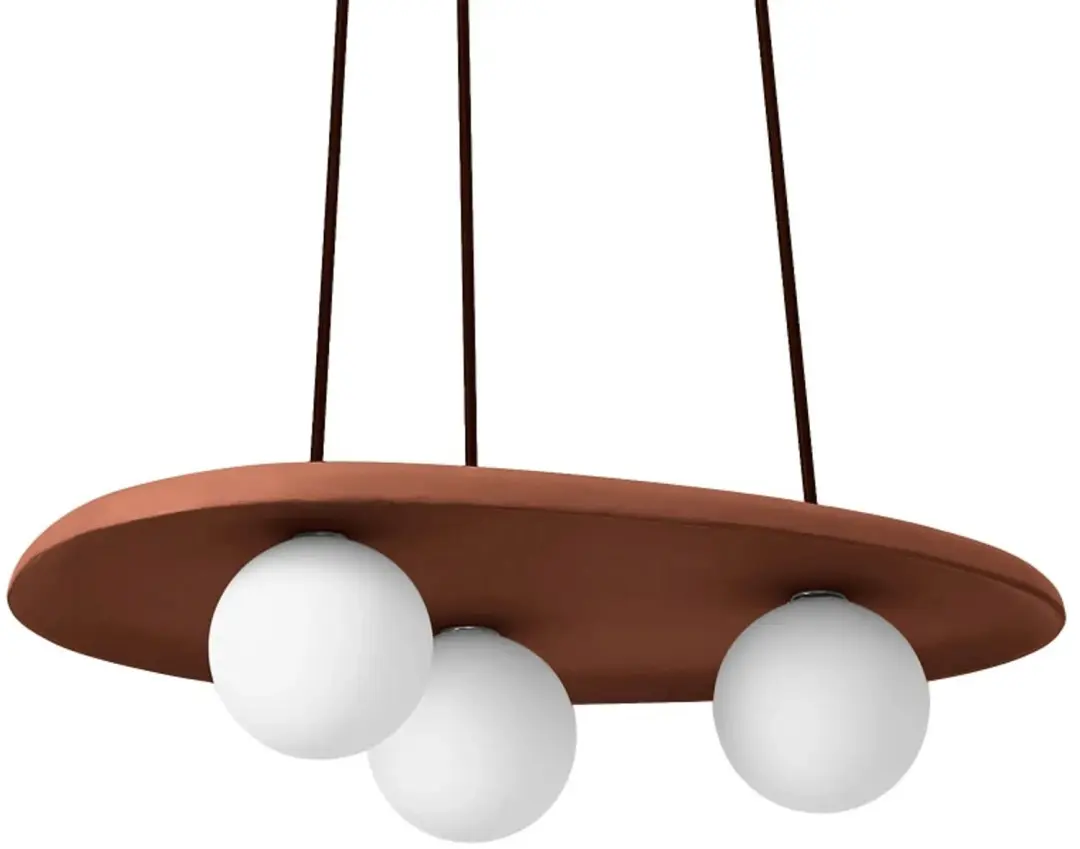 Ledvance Decor Clay Nest Pendant 3xG9 Brown
