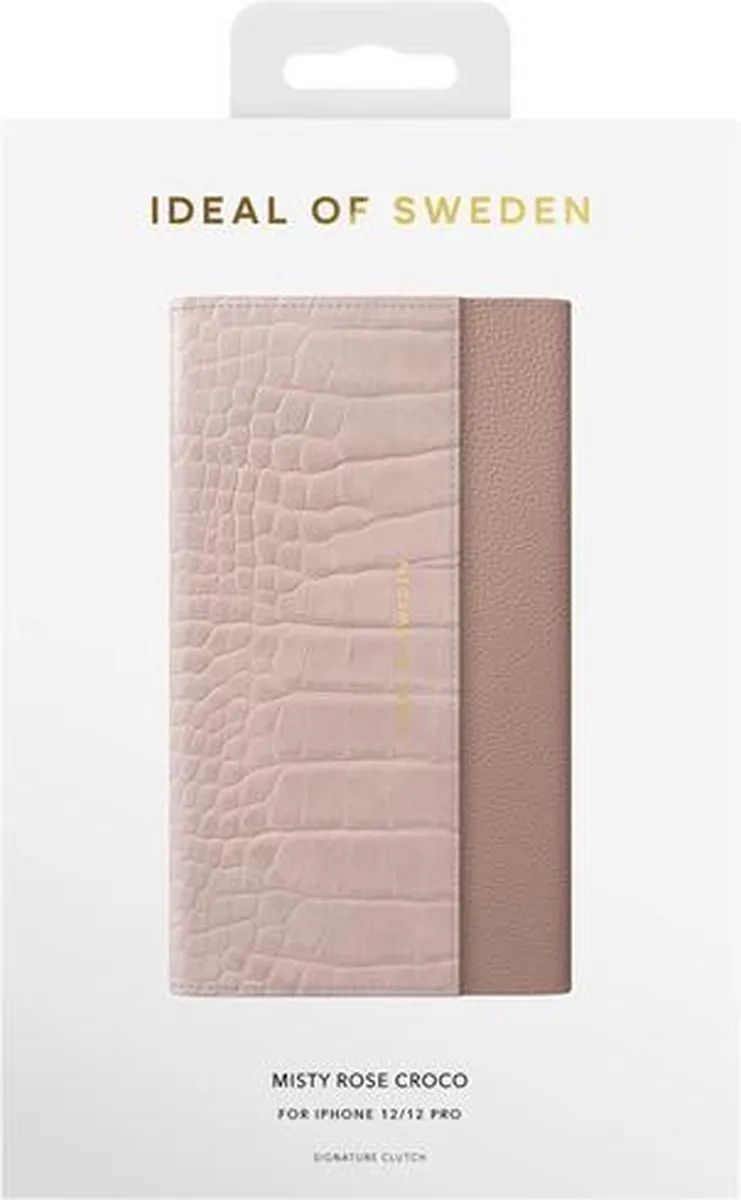 iDeal of Sweden Signature Clutch iPhone 12/12 Pro Misty Rose