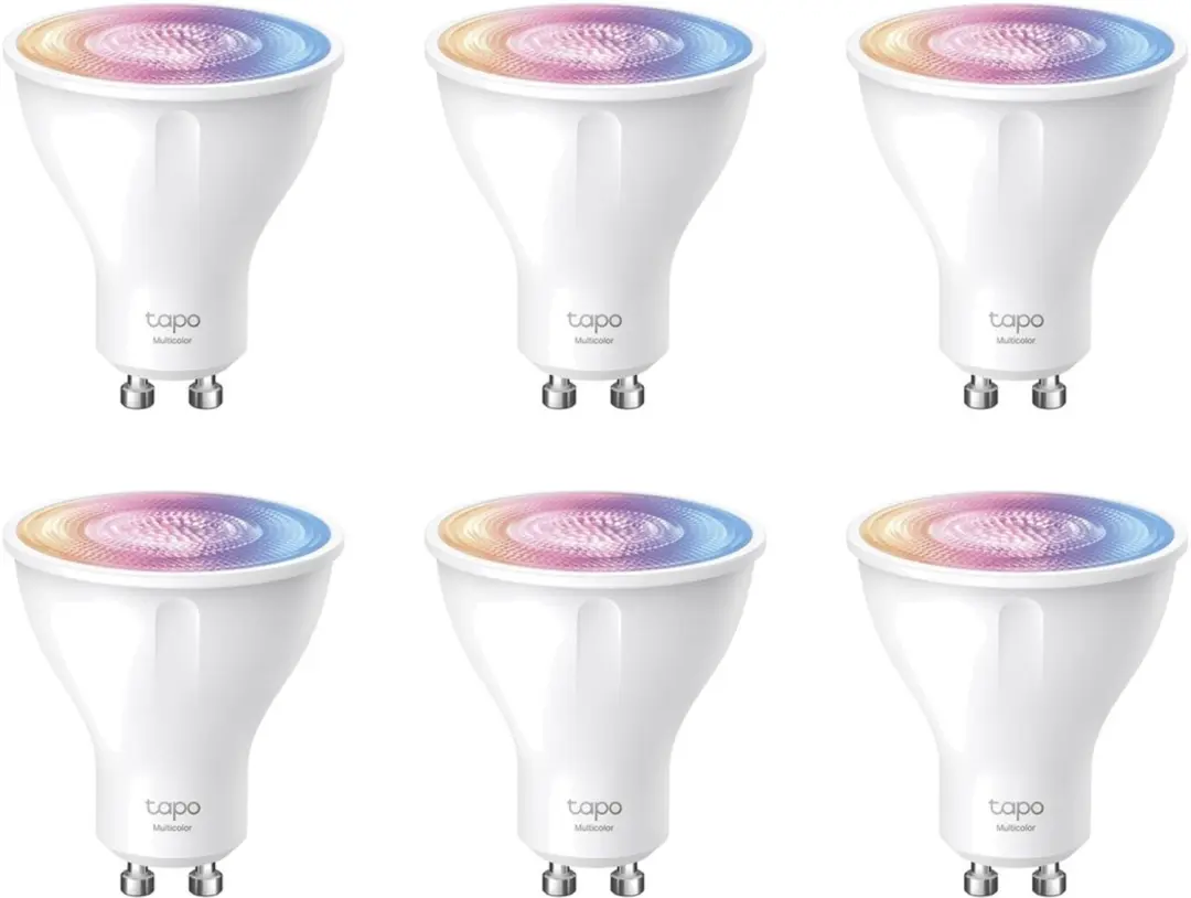 Tapo L630 Slimme Wifi Spot GU10 Multicolor 6-pack