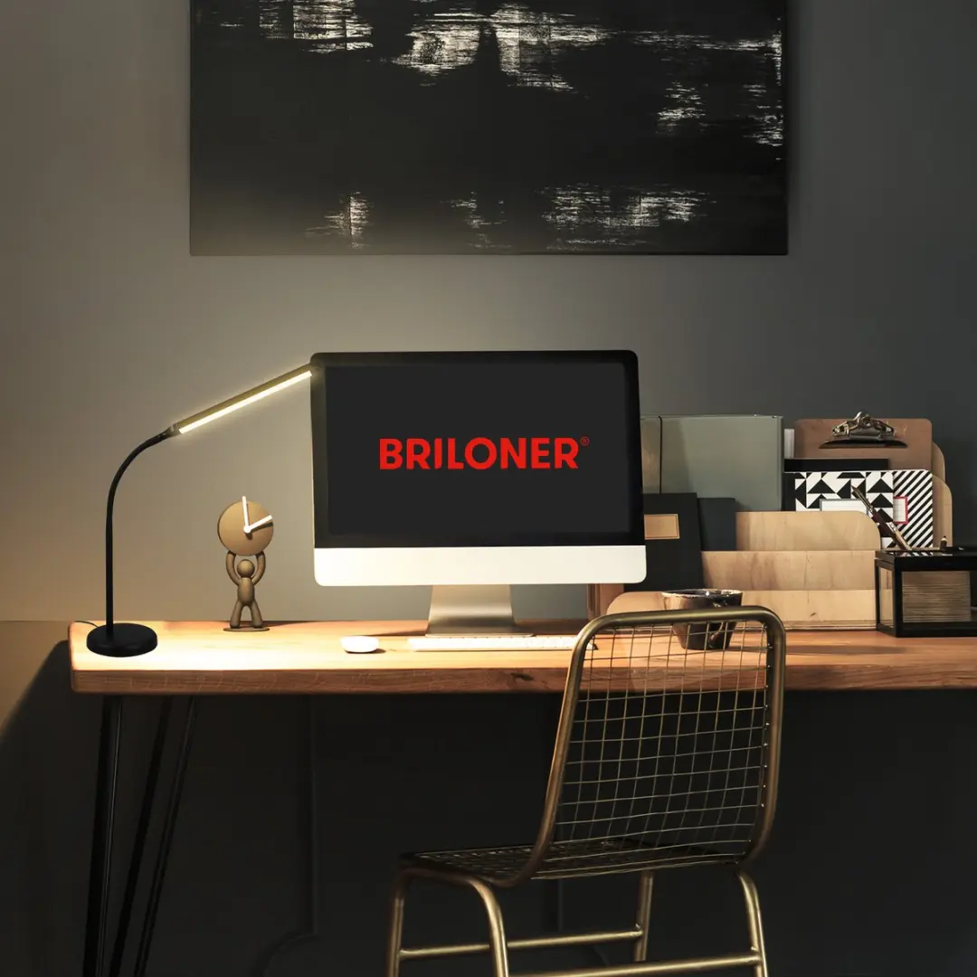 Briloner Pivaz LED Tafellamp 7472015 - 3000K - Zwart - afbeelding 5 van 6