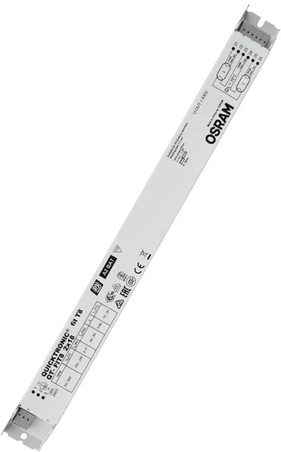 Osram QUICKTRONIC Voorschakelapparaat 2x18W IP20