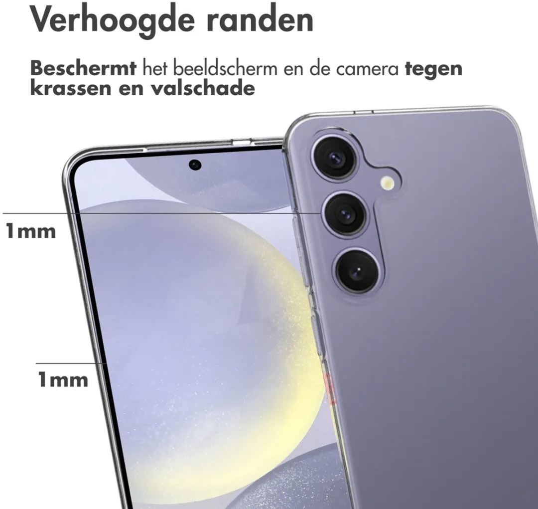 Accezz Hoesje Samsung Galaxy S25 Plus - Transparant