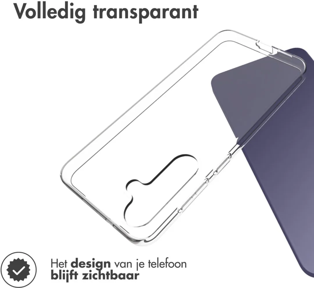 Accezz Hoesje Samsung Galaxy S25 Plus - Transparant