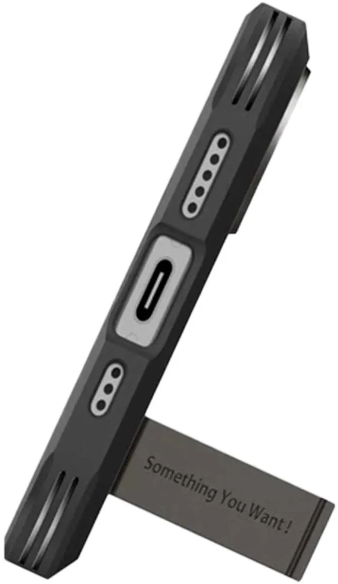 Spigen Tough Armor Backcover ACS10392 - iPhone 17 - Gunmetal - afbeelding 6 van 6