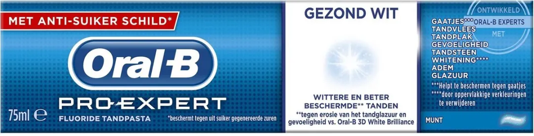 Oral-B Pro-Expert Gezond Wit Tandpasta 75ml