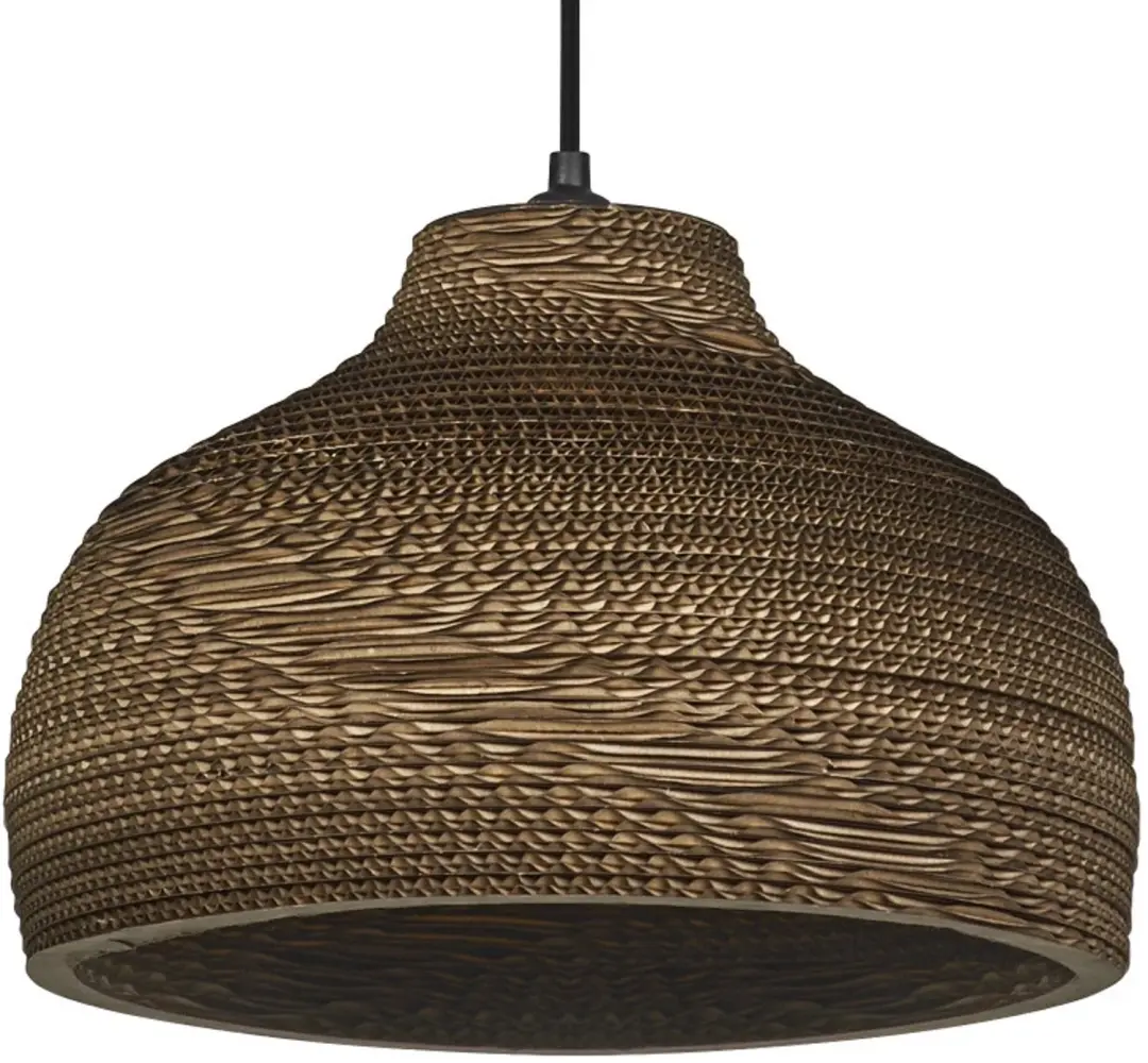 Ledvance Decor Cardboard Hat Hanglamp E27 Bruin Ø36cm