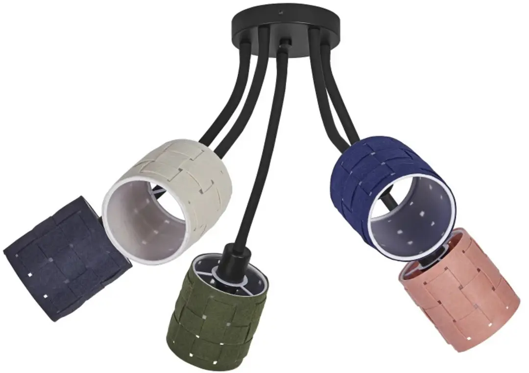 Ledvance Decor Felt Weaving Cans LED Armatuur 5xE14