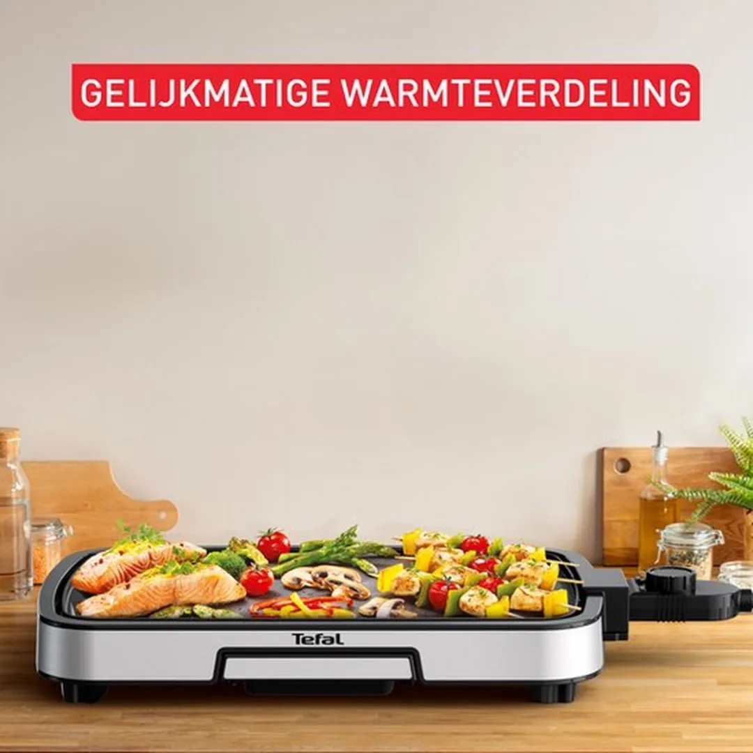 Tefal CB630D Plancha Inox - 2300W