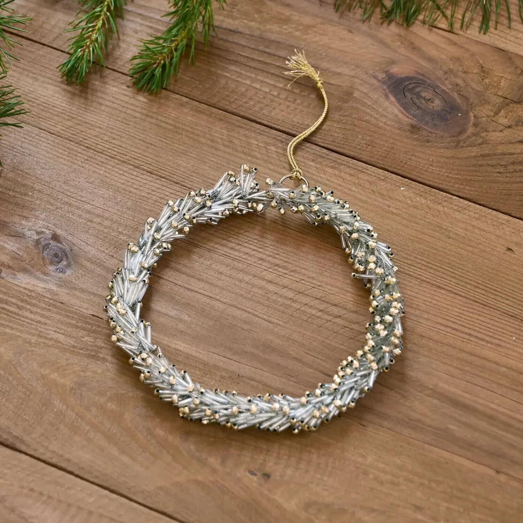 Loberon Caelwynne Hanger Ø15cm - Goud-/Zilverkleurig - afbeelding 3 van 3