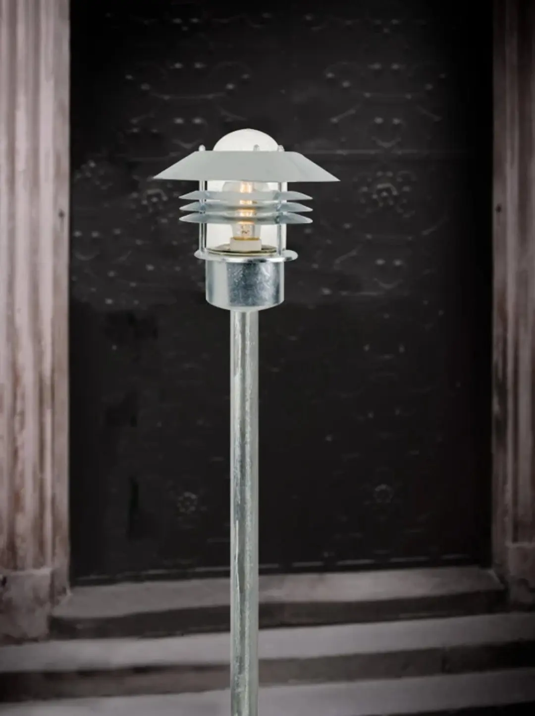 Nordlux Vejers LED Tuinlamp - E27 60W IP44 - Zilver - afbeelding 3 van 3