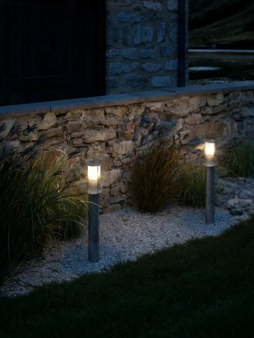 Nordlux Linton LED Tuinlamp E27 Max 15W IP44 - Zilver - 3x - afbeelding 3 van 3