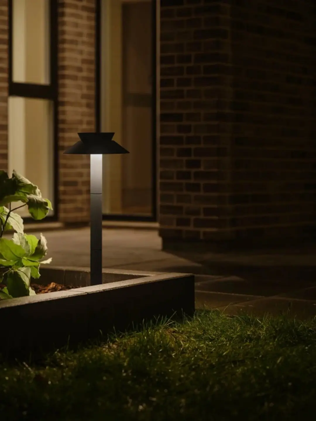 Nordlux Justina LED Tuinlamp 5W 3000K - Bewegingssensor - IP44 - 3x - afbeelding 2 van 4