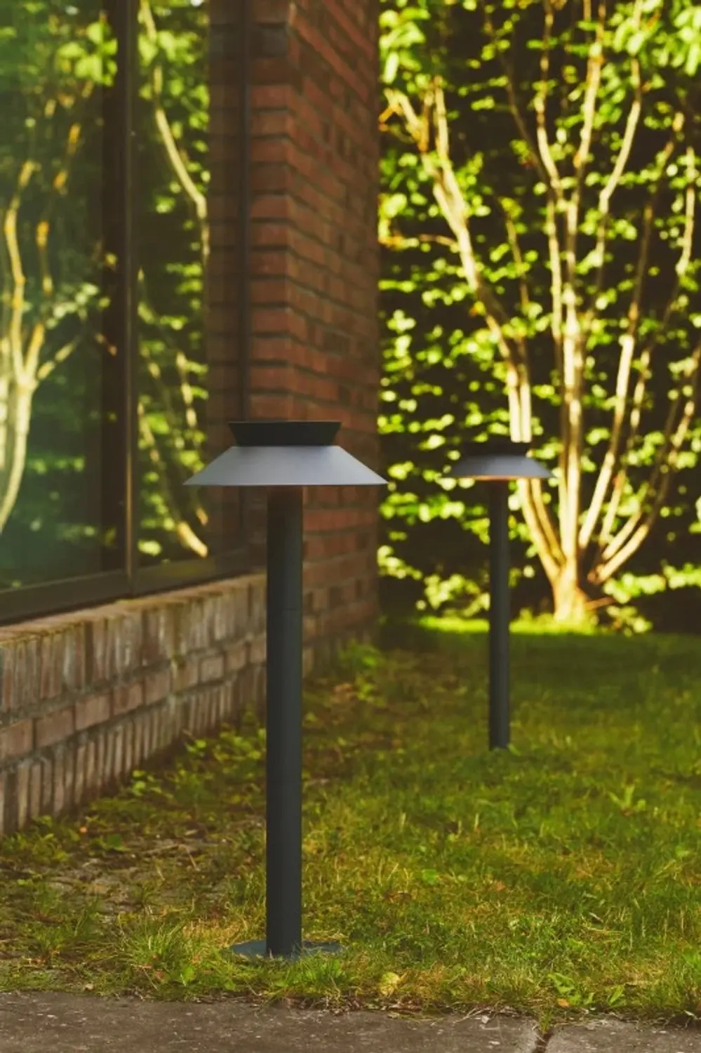 Nordlux Justina LED Tuinlamp 5W 3000K - Bewegingssensor - IP44 - 3x - afbeelding 3 van 4