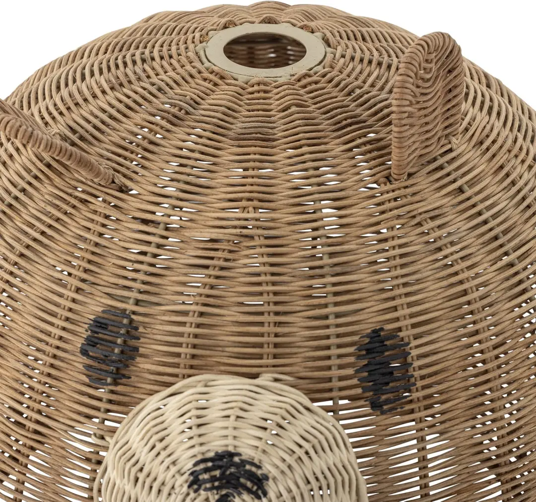 Bloomingville Mini Lilu Lampenkap Beer - Ø40cm - Naturel - afbeelding 2 van 5