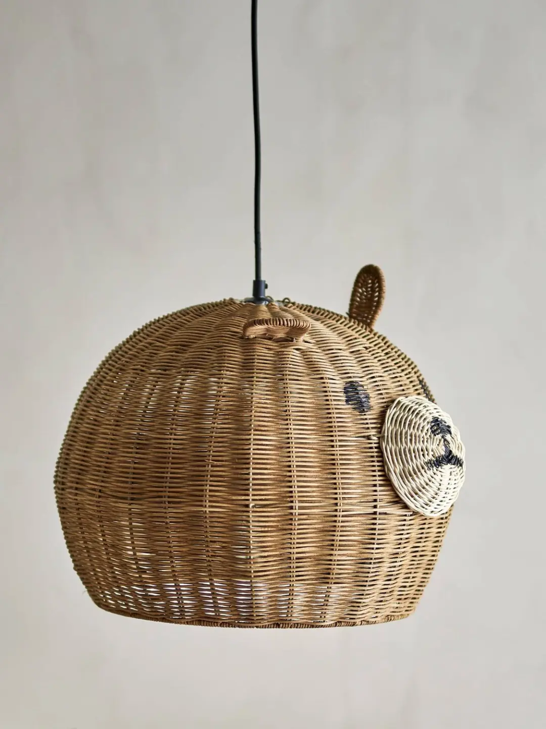 Bloomingville Mini Lilu Lampenkap Beer - Ø40cm - Naturel - afbeelding 5 van 5