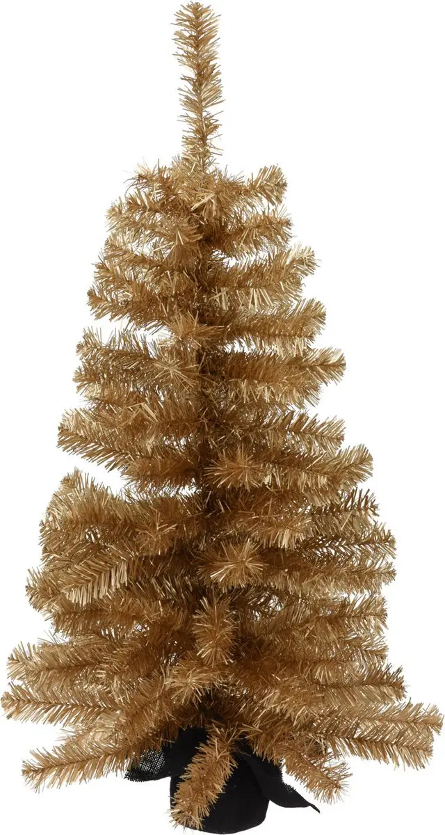 Kunstboom/kunst kerstboom goud 90 cm