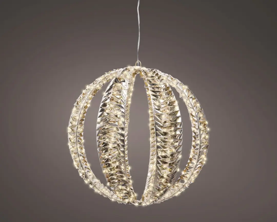 Lumineo Micro LED Bal 40cm - 600 LED Warm Wit - afbeelding 2 van 3