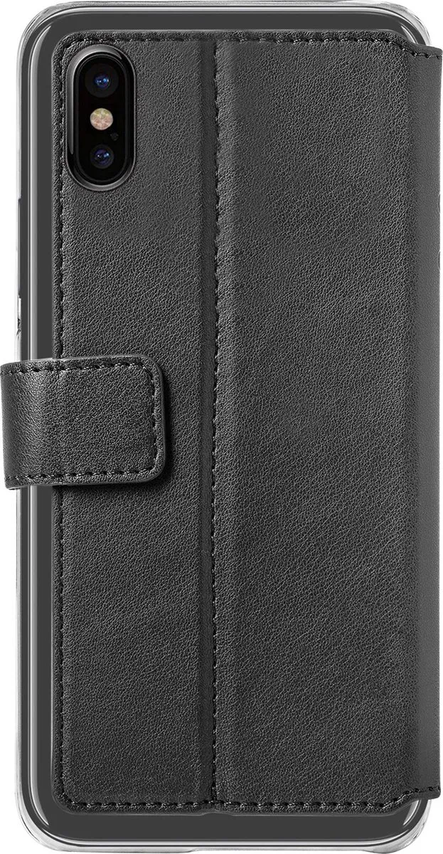 Azuri Walletcase iPhone X/Xs - 3 Pasjes - Zwart