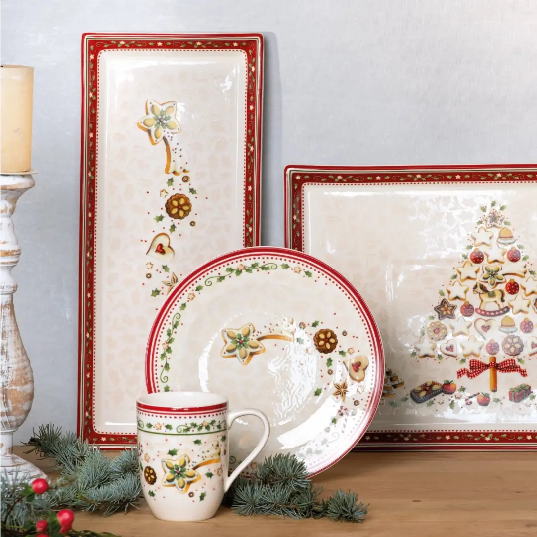 Villeroy & Boch Winter Bakery Delight Cakeschaal 39x17cm - afbeelding 3 van 5