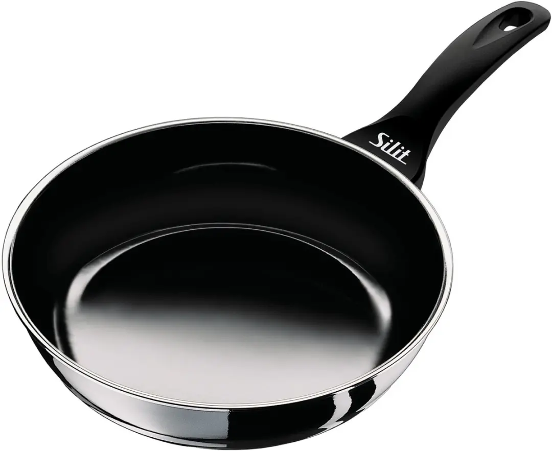 Silit Professional Koekenpan 24 cm Silargan Inductie Zwart