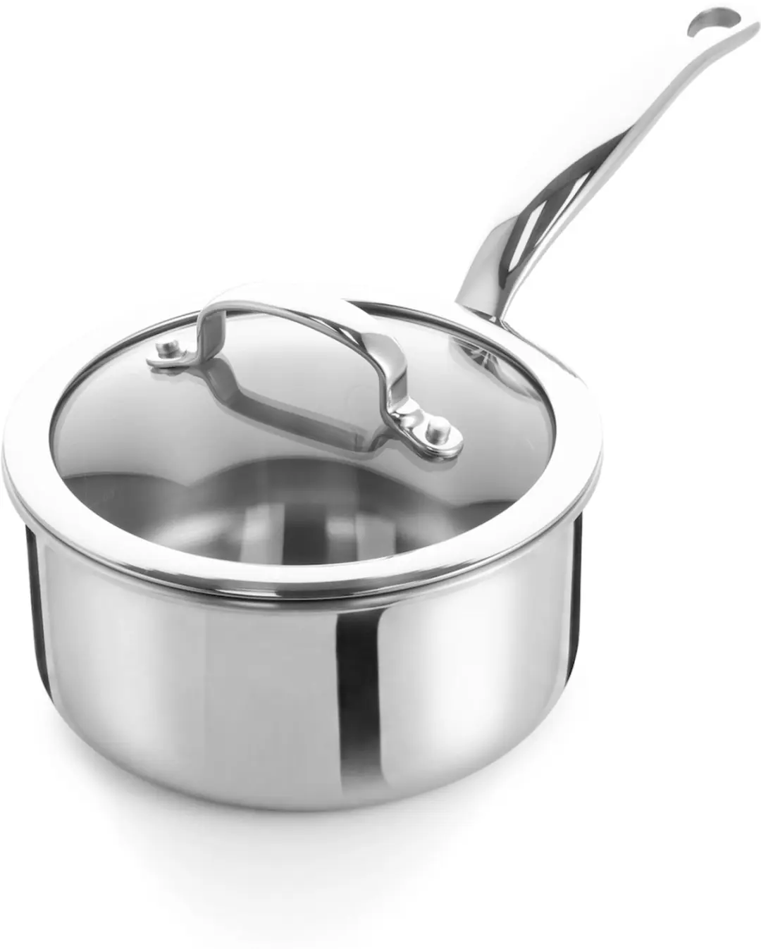 GreenPan Premiere 5-ply steelpan met deksel 16cm 1.5L RVS