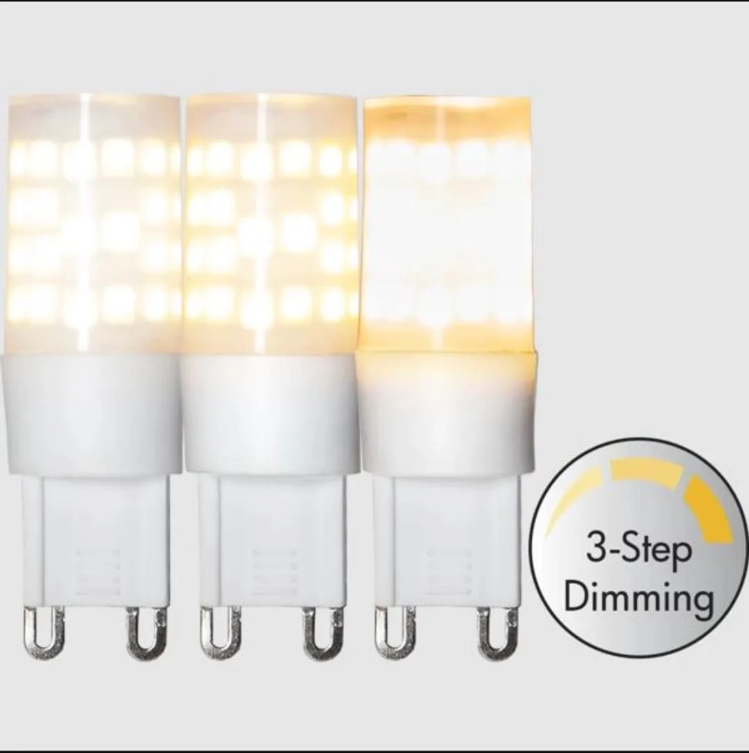 Star Trading Capsule Steeklampje G9 4W - 3 Stuks - Mat Glas