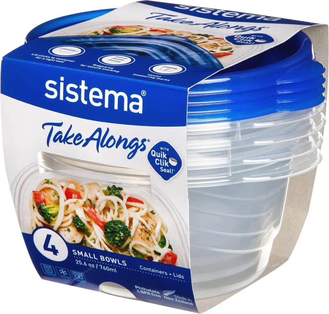 Kleine voedselopslagcontainers 760ml