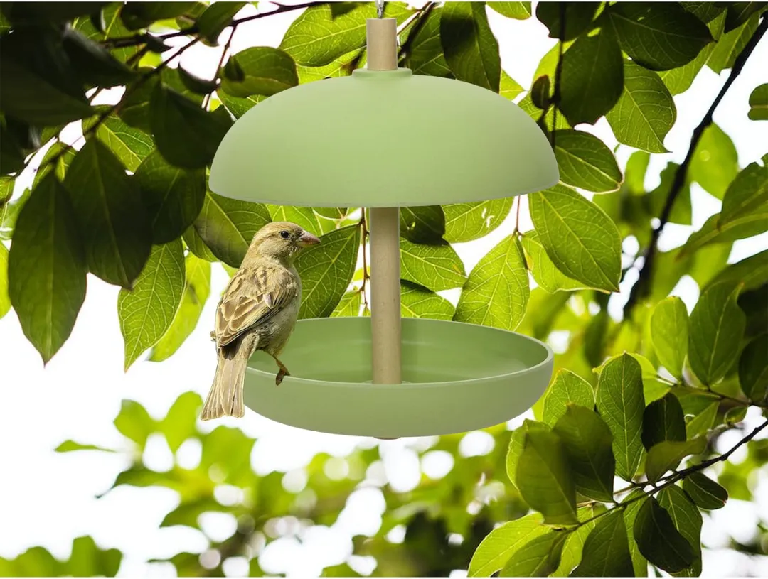Decoris Vogelvoedersilo Hangend Pistachegroen - 21x25cm
