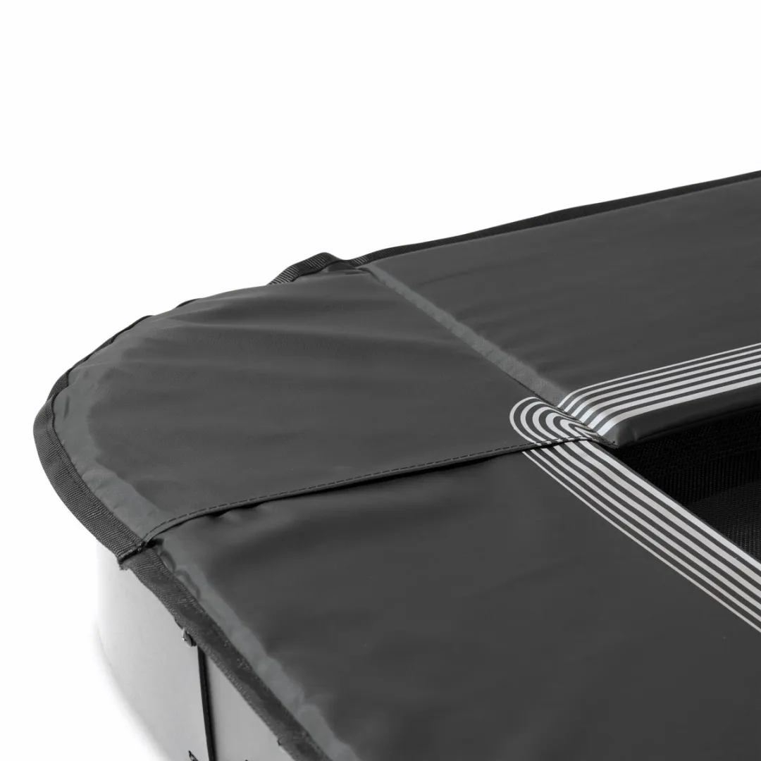EXIT InTerra Groundlevel Sports Trampoline 244x366cm - Zwart