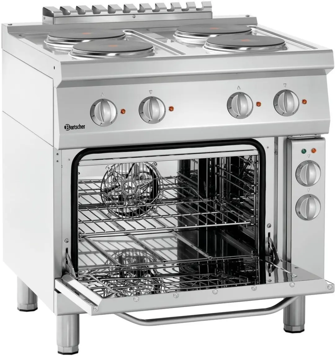 Bartscher Elektrisch Fornuis 700- B800- 4PL- EBO
