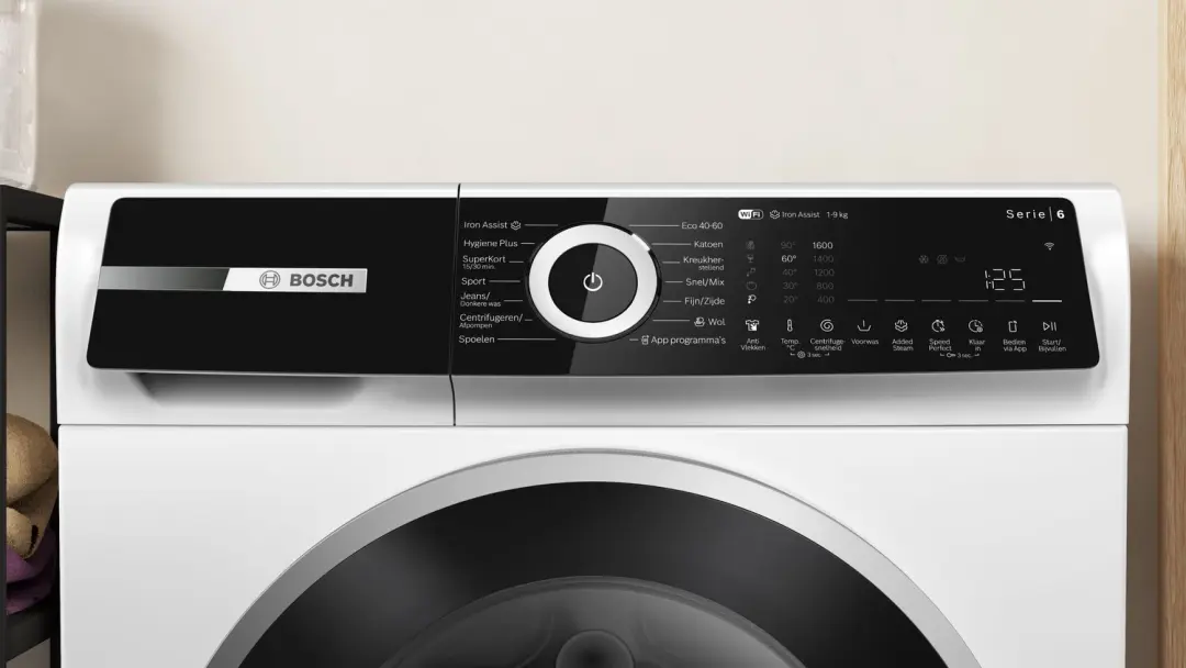 Bosch WGN24607NL Wasmachine voorlader - 9 kg - 1600 toeren - Wit - afbeelding 5 van 6