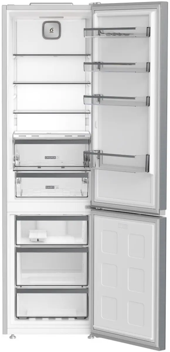 Whirlpool WHK26362XP5E koel-vriescombinatie Vrijstaand 316 l Roestvrijstaal