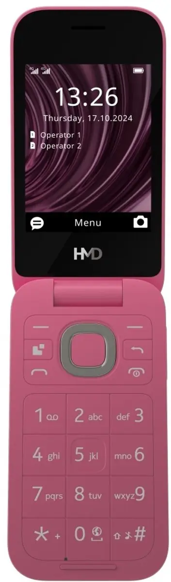 HMD 2660 Flip TA-1711 Klaptelefoon - Rood - afbeelding 2 van 6