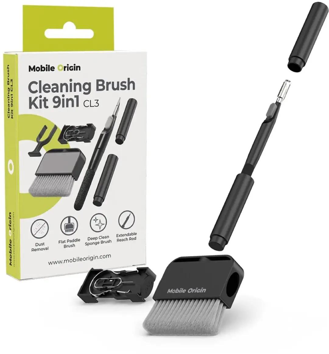 Mobile Origin CL3 9-in-1 Reinigingsset - Smartphone, Oordopjes, Toetsenbord - afbeelding 2 van 6