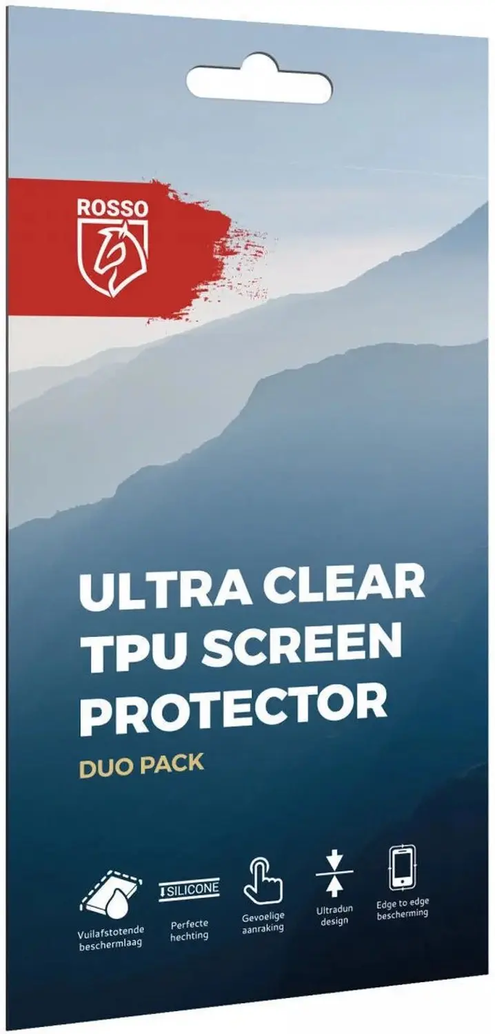 Rosso Screen Protector Geschikt voor Honor 600 | Ultra Clear Duo Pack | TPU Folie | Case Friendly Beschermfolie | 2 Stuks - afbeelding 4 van 4